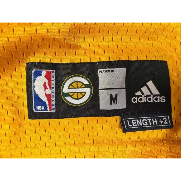 Vintage Adidas NBA Authentic Seattle Supersonics Wilkins #12 Jersey M Length +2 - Picture 3 of 7